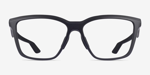 Oakley Enigma Mass Satin Black PlasticEyeglass Frames from EyeBuyDirect, Front View
