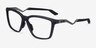 Oakley Enigma Mass Satin Black PlasticEyeglass Frames from EyeBuyDirect, Angle View