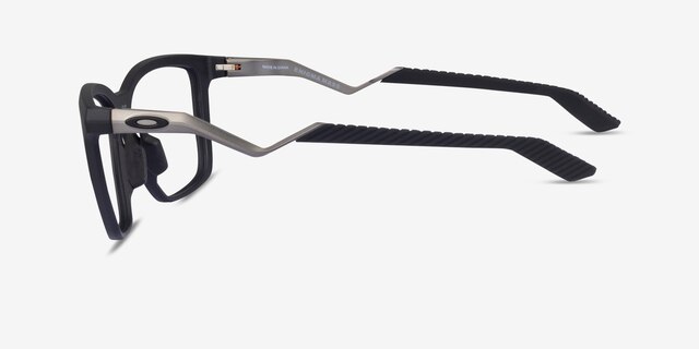 Oakley Enigma Mass Satin Black PlasticEyeglass Frames from EyeBuyDirect, Side View