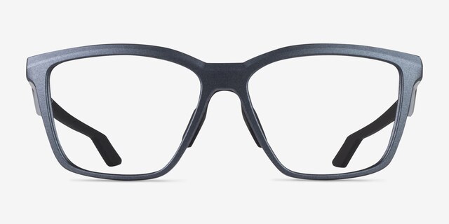 Oakley Enigma Mass Matte Blue PlasticEyeglass Frames from EyeBuyDirect, Front View