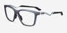 Oakley Enigma Mass Matte Blue PlasticEyeglass Frames from EyeBuyDirect, Angle View
