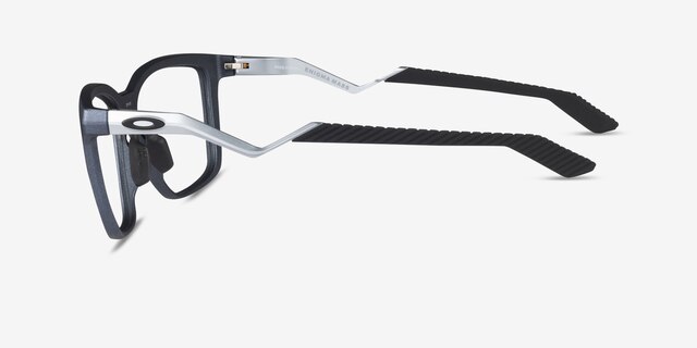 Oakley Enigma Mass Matte Blue PlasticEyeglass Frames from EyeBuyDirect, Side View