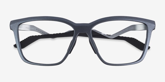 Oakley Enigma Mass Matte Blue PlasticEyeglass Frames from EyeBuyDirect, Closed View