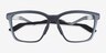 Oakley Enigma Mass Matte Blue PlasticEyeglass Frames from EyeBuyDirect, Closed View