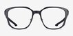 Oakley Slender Satin Black PlasticEyeglass Frames from EyeBuyDirect, Front View