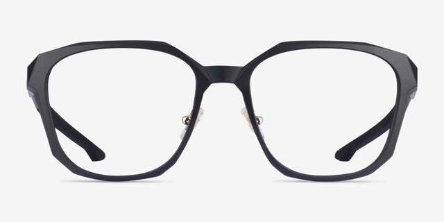 Oakley Slender Noir PlastiqueMontures de lunettes de vue d'EyeBuyDirect, Vue de Face