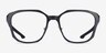 Oakley Slender Noir PlastiqueMontures de lunettes de vue d'EyeBuyDirect, Vue de Face