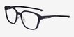 Oakley Slender Satin Black PlasticEyeglass Frames from EyeBuyDirect, Angle View