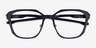 Oakley Slender Noir PlastiqueMontures de lunettes de vue d'EyeBuyDirect, Vue Rapprochée