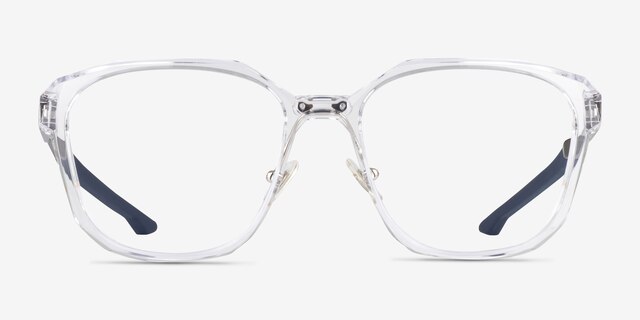 Oakley Slender Transparent PlastiqueMontures de lunettes de vue d'EyeBuyDirect, Vue de Face