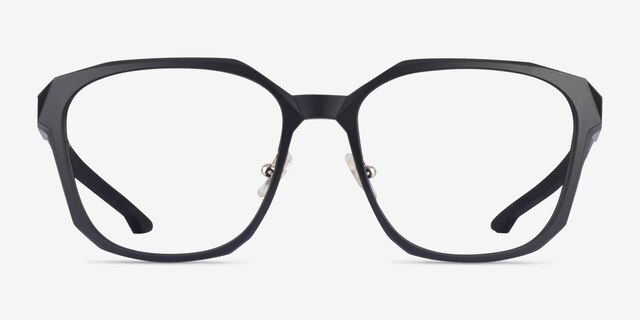 Oakley Slender Satin Black PlasticEyeglass Frames from EyeBuyDirect, Front View