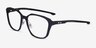 Oakley Slender Satin Black PlasticEyeglass Frames from EyeBuyDirect, Angle View