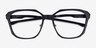 Oakley Slender Satin Black PlasticEyeglass Frames from EyeBuyDirect, Closed View