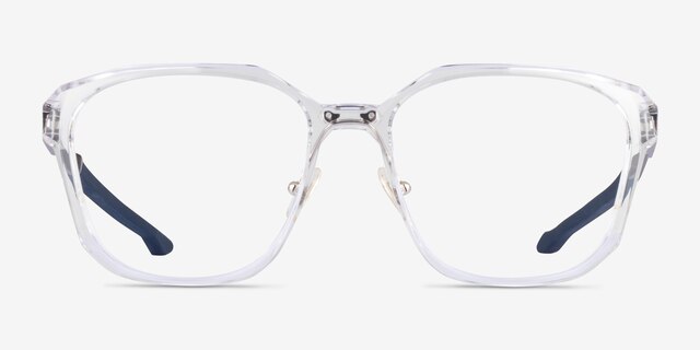 Oakley Slender Polished Clear PlasticEyeglass Frames from EyeBuyDirect, Front View