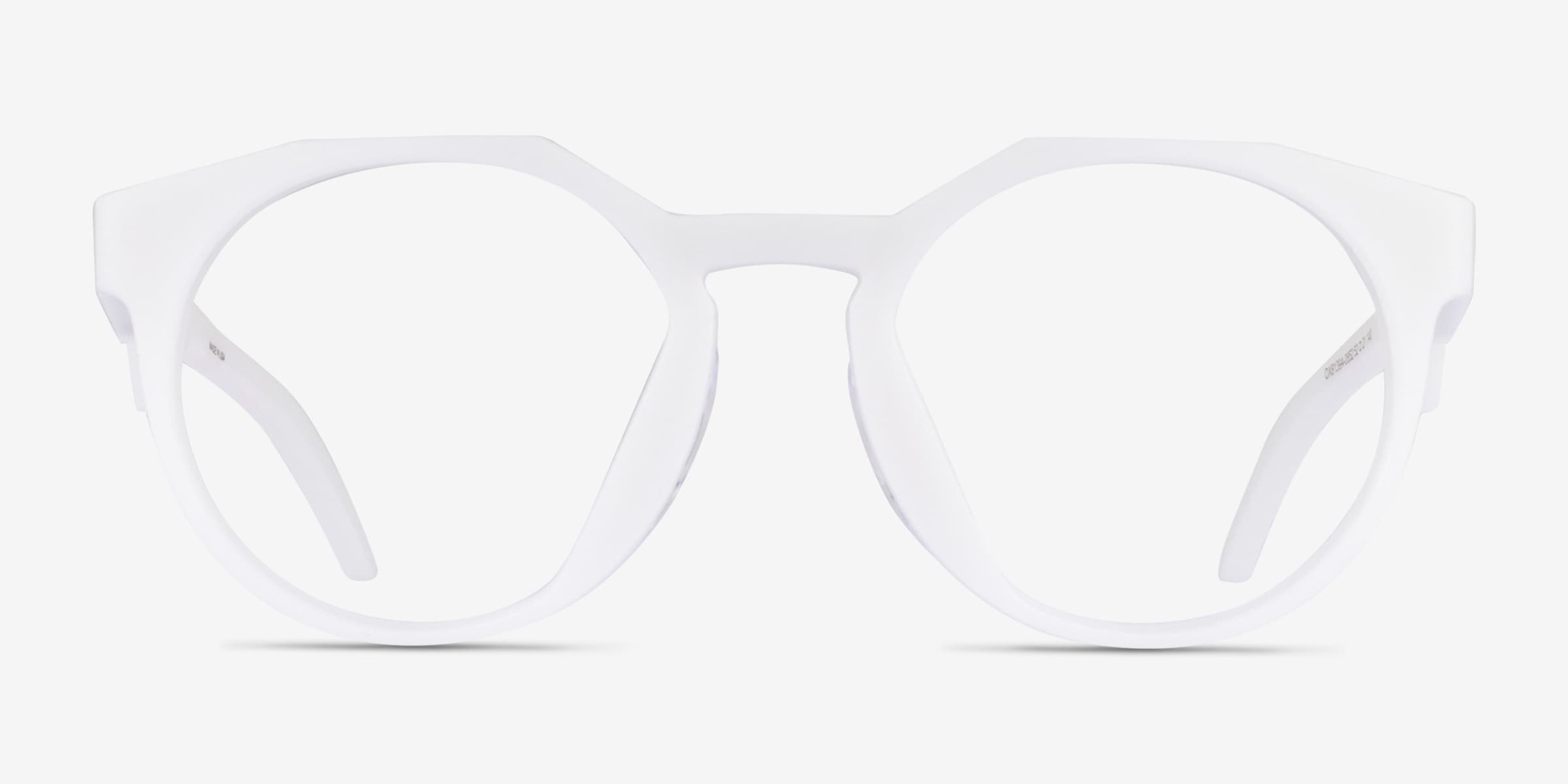 Oakley OX8139A HSTN - Geometric White Frame Eyeglasses