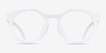 Oakley OX8139A HSTN White PlasticEyeglass Frames from EyeBuyDirect, Front View