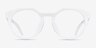 Oakley OX8139A Hstn White PlasticEyeglass Frames from EyeBuyDirect, Front View