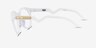 Oakley OX8139A Hstn White PlasticEyeglass Frames from EyeBuyDirect, Side View
