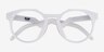 Oakley OX8139A Hstn White PlasticEyeglass Frames from EyeBuyDirect, Closed View