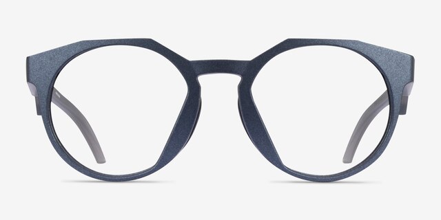 Oakley OX8139A Hstn Matte Blue PlastiqueMontures de lunettes de vue d'EyeBuyDirect, Vue de Face