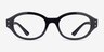 Ray-Ban RB7257 Shilo Noir Éco-responsableMontures de lunettes de vue d'EyeBuyDirect, Vue de Face