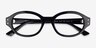 Ray-Ban RB7257 Shilo Noir Éco-responsableMontures de lunettes de vue d'EyeBuyDirect, Vue Rapprochée