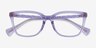 Ralph RA7178U Purple PlasticEyeglass Frames from EyeBuyDirect, Closed View