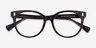 Ralph RA7182U Écaille Noire AcétateMontures de lunettes de vue d'EyeBuyDirect, Vue Rapprochée