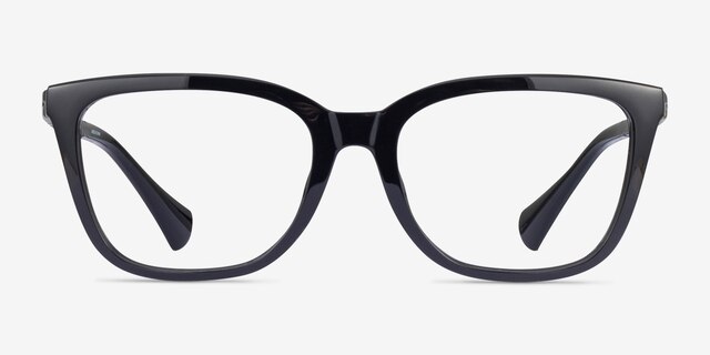 Ralph RA7178U Black PlasticEyeglass Frames from EyeBuyDirect, Front View
