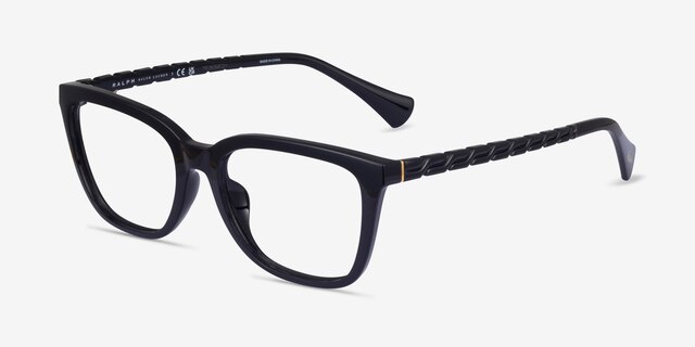 Ralph RA7178U Black PlasticEyeglass Frames from EyeBuyDirect, Angle View