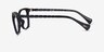 Ralph RA7178U Black PlasticEyeglass Frames from EyeBuyDirect, Side View