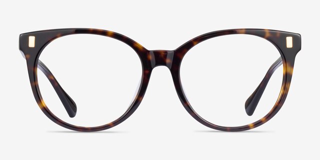 Ralph RA7182U Tortoise AcetateEyeglass Frames from EyeBuyDirect, Front View