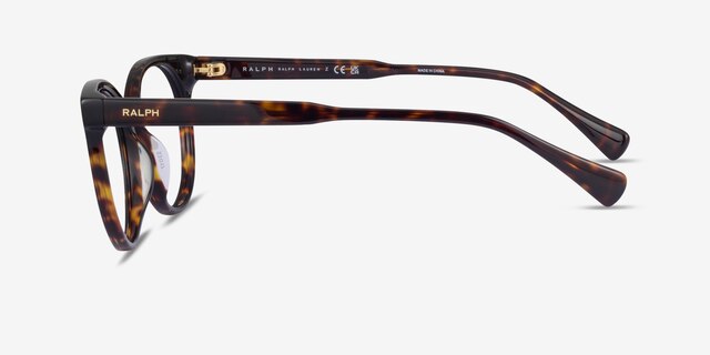 Ralph RA7182U Tortoise AcetateEyeglass Frames from EyeBuyDirect, Side View