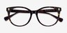 Ralph RA7182U Tortoise AcetateEyeglass Frames from EyeBuyDirect, Closed View