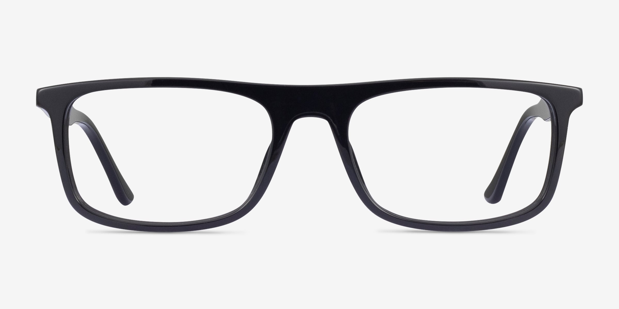 Ray-Ban RB5440 - Rectangle Black Frame Eyeglasses | Eyebuydirect