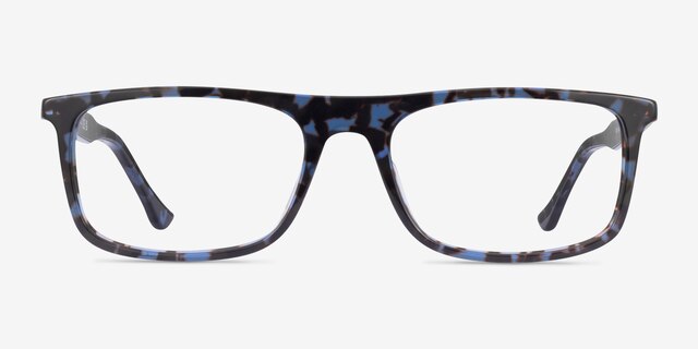 Ray-Ban RB5440 Blue Tortoise AcetateEyeglass Frames from EyeBuyDirect, Front View