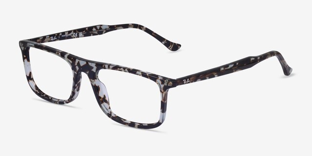Ray-Ban RB5440 Ivory Tortoise AcetateEyeglass Frames from EyeBuyDirect, Angle View