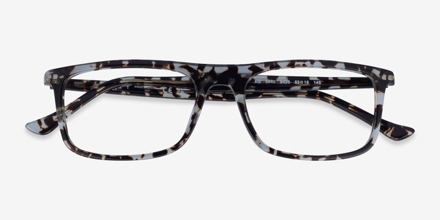 Ray-Ban RB5440 Ivory Tortoise AcetateEyeglass Frames from EyeBuyDirect, Closed View