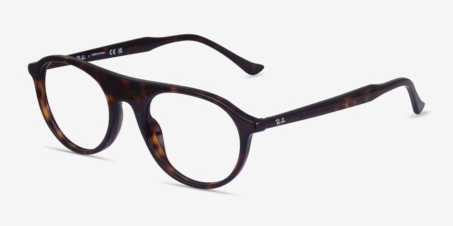 Ray-Ban RB5441 Tortoise AcetateEyeglass Frames from EyeBuyDirect, Angle View