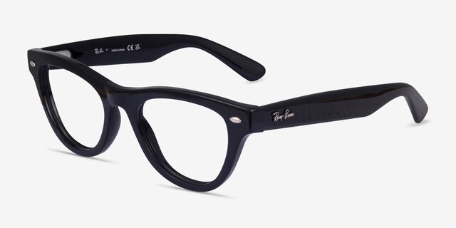 Ray-Ban RB5510 Black AcetateEyeglass Frames from EyeBuyDirect, Angle View