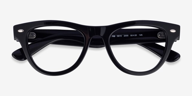 Ray-Ban RB5510 Black AcetateEyeglass Frames from EyeBuyDirect, Closed View