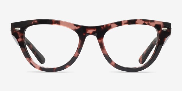 Ray-Ban RB5510 Pink Tortoise AcetateEyeglass Frames from EyeBuyDirect, Front View