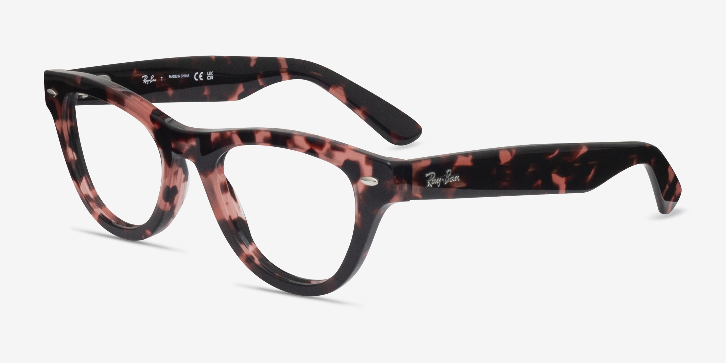 Ray Ban Women’s sunglasses with tortoise frames and rose colored lenses Ray-Ban Oval Sunglasses RB3547 9202S2 Rose Gold - eye-oo.com main image 2