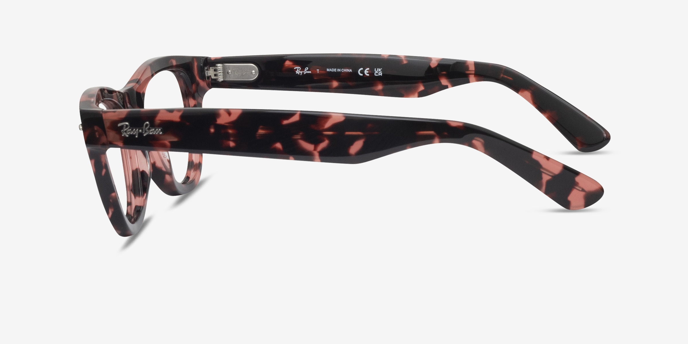 Ray-Ban RB5510 - Cat Eye Pink Tortoise Frame Glasses For  display picture 3