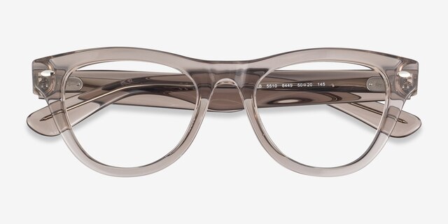 Ray-Ban RB5510 Brown AcetateEyeglass Frames from EyeBuyDirect, Closed View