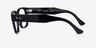 Ray-Ban RB7256 Laurene Black AcetateEyeglass Frames from EyeBuyDirect, Side View