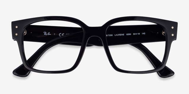 Ray-Ban RB7256 Laurene Black AcetateEyeglass Frames from EyeBuyDirect, Closed View