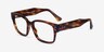 Ray-Ban RB7256 Laurene Tortoise AcetateEyeglass Frames from EyeBuyDirect, Angle View