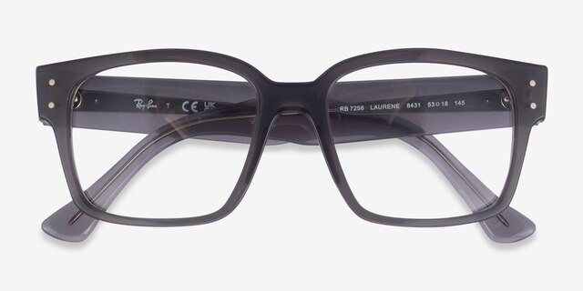 Ray-Ban RB7256 Laurene Gray AcetateEyeglass Frames from EyeBuyDirect, Closed View