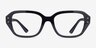Ray-Ban RB7258 SHEA Black Eco-friendlyEyeglass Frames from EyeBuyDirect, Front View